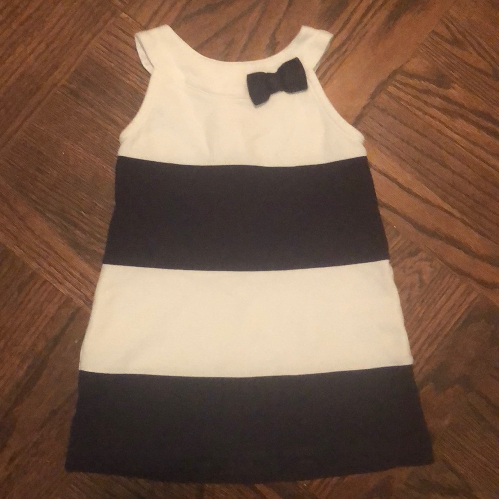 18-24 mo, Gymboree blue and white striped dress